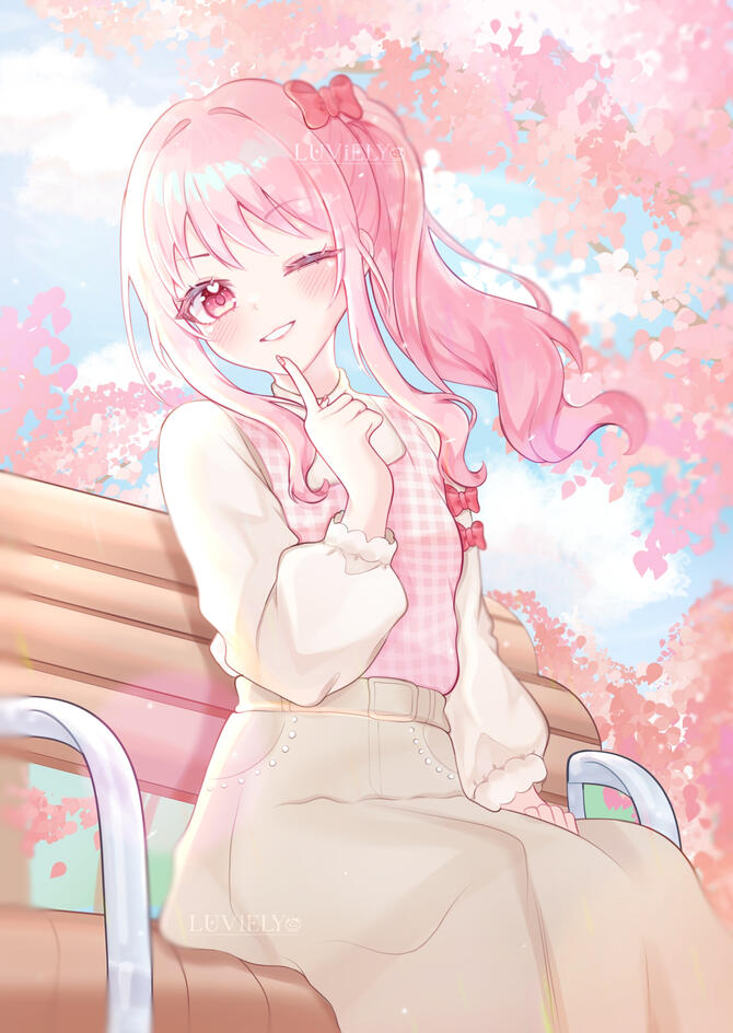 Akiyama Mizuki fanart Akiyama Mizuki fanart